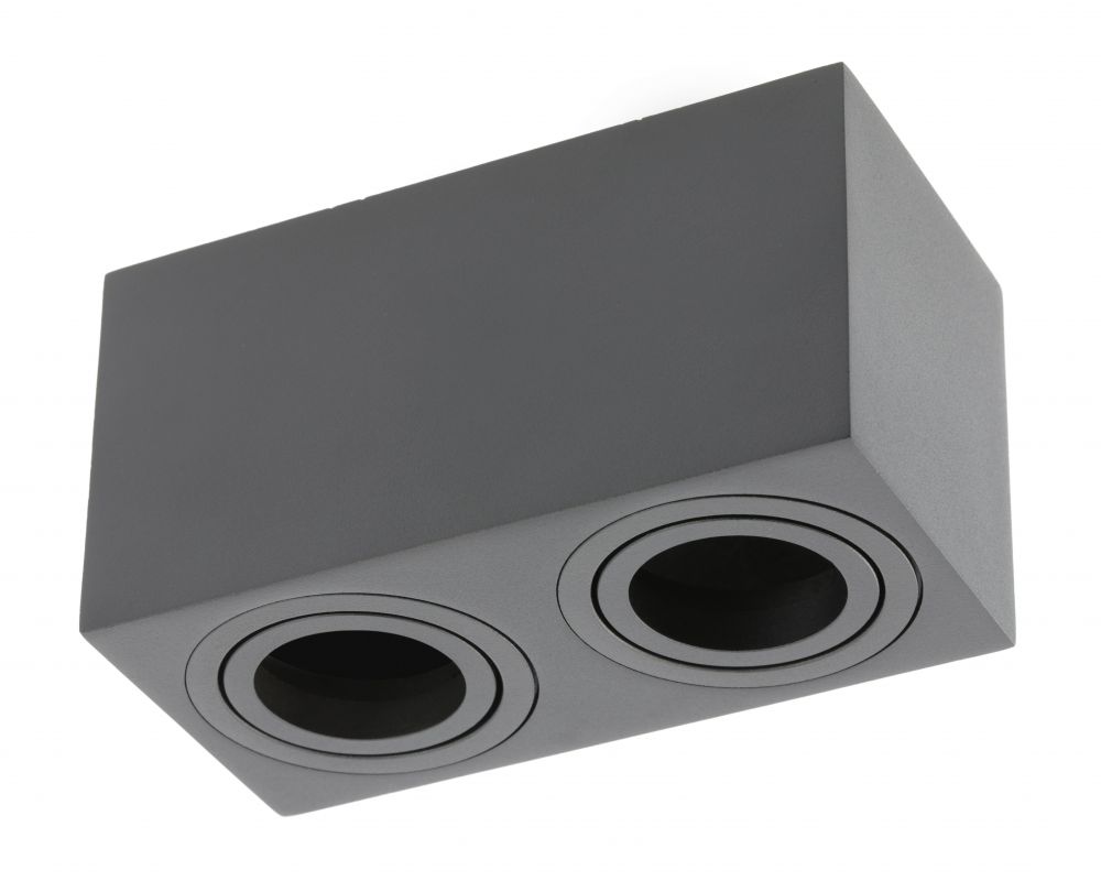 GTV Aveiro stropné svietidlo 2x20 W čierna OS-AVB80160KW2-00