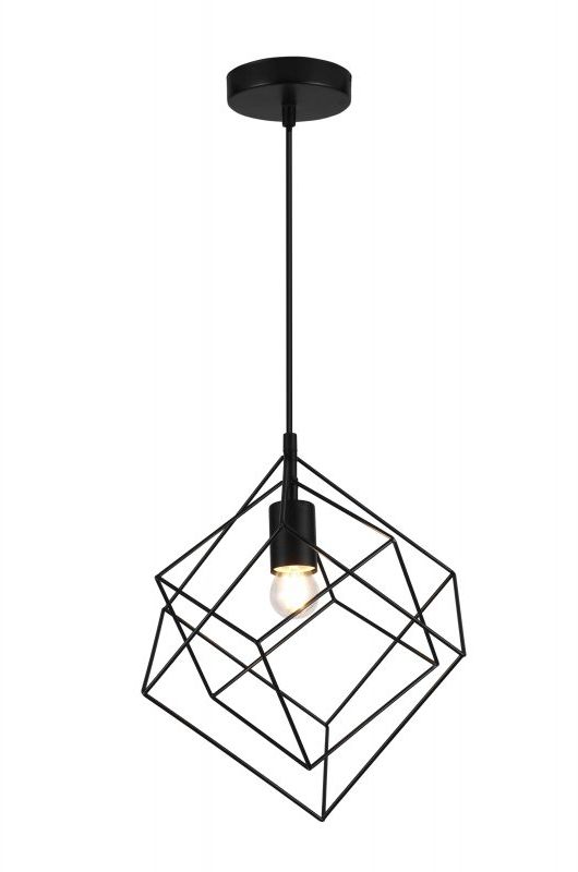 GTV Rosa závesné svietidlo 1x40 W čierna OS-ROSA-10-DEC