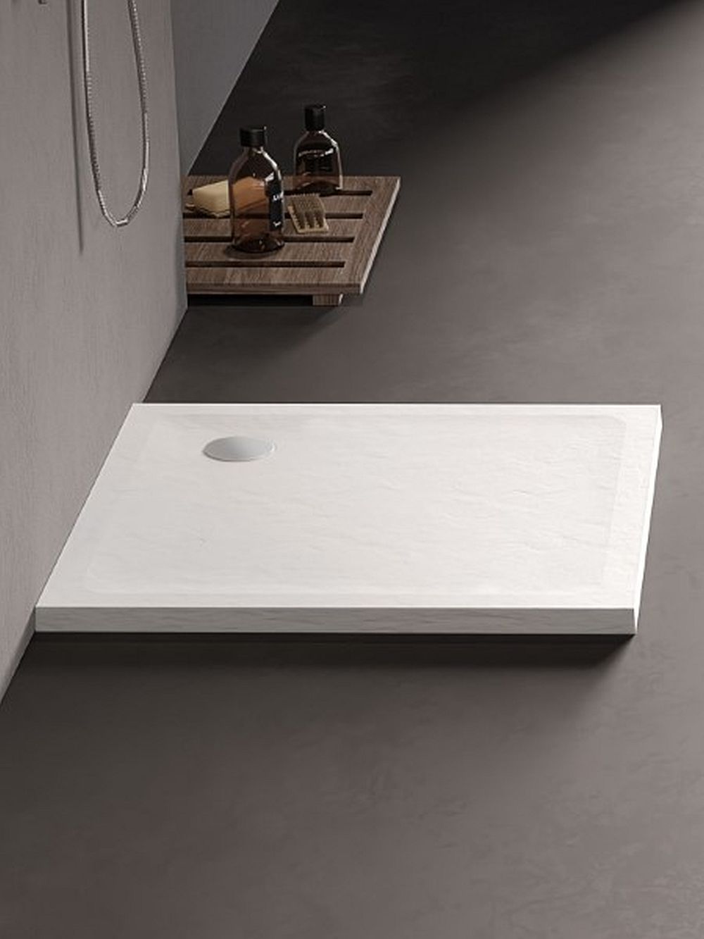 New Trendy Mild Stone štvorcová sprchová vanička 100x100 cm biela B-0543