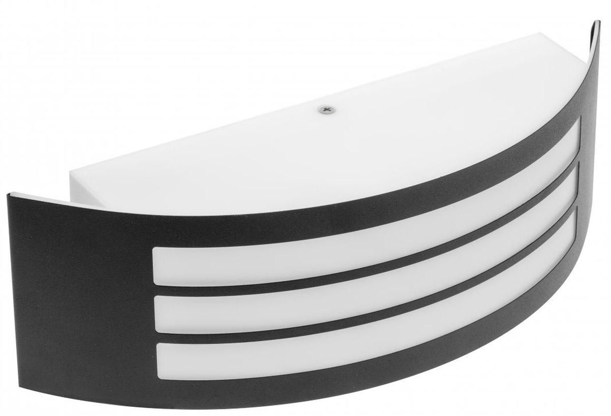 GTV Astrit vonkajšie nástenné svietidlo 1x14 W čierna OS-ASTRITE27-20