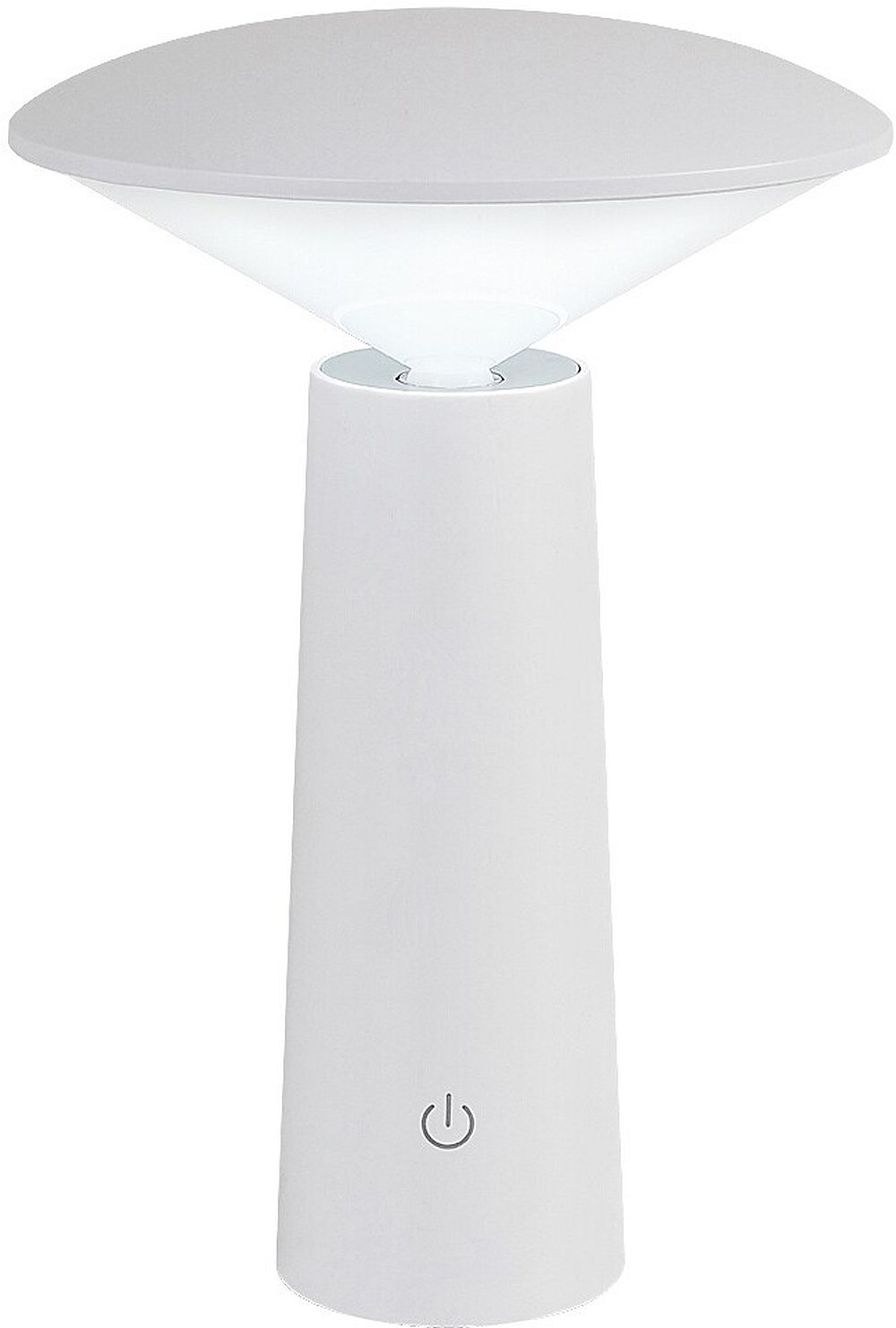 Rabalux Polperro solárna stolová lampa 1x3 W biela 77146