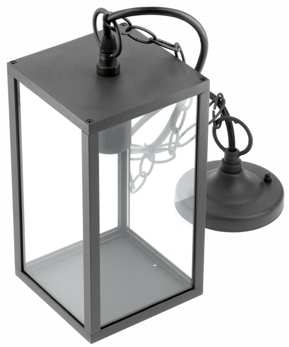 GTV Ventana-H vonkajšie závesné svietidlo 1x20 W čierna OS-VENTANAH-00