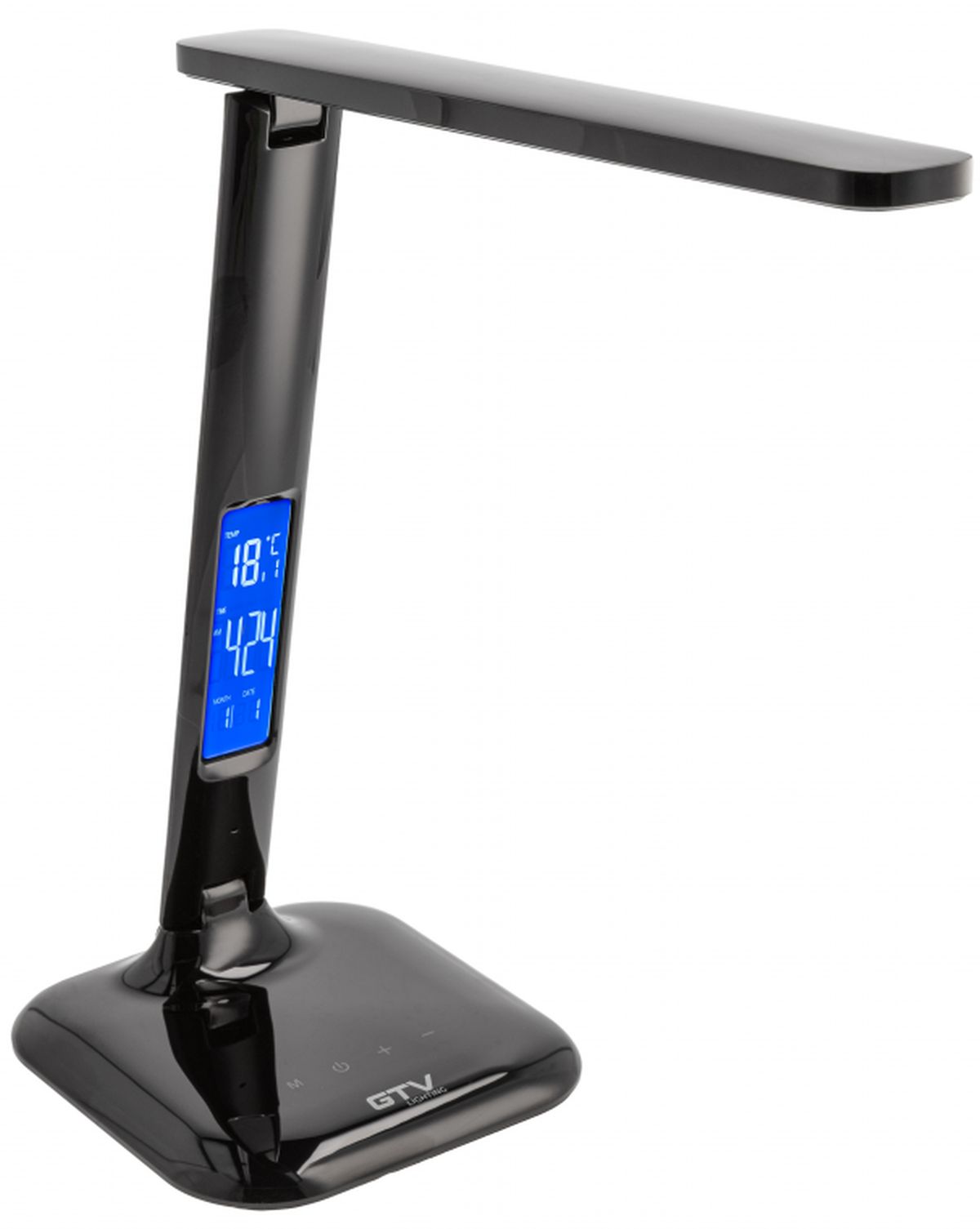 GTV Linear stolová lampa 1x7 W čierna LB-LIN7W-10-DEC