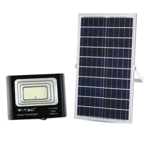 V-TAC solárna závesná lampa 1x35 W čierna 8576