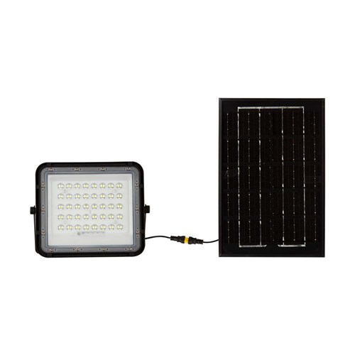V-TAC solárna závesná lampa 1x6 W čierna 7821