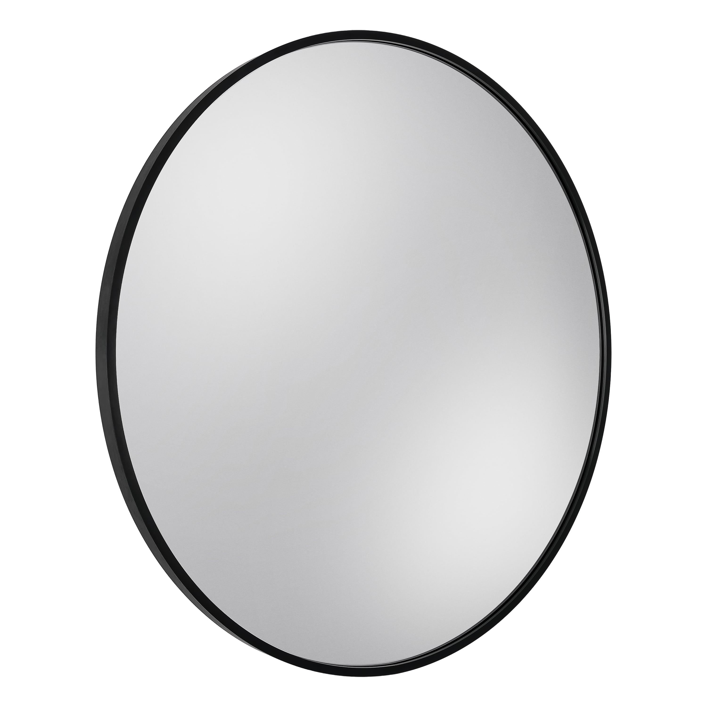 Dubiel Vitrum Zoe zrkadlo 70x70 cm okrúhly s osvetlením čierna 5905241012971