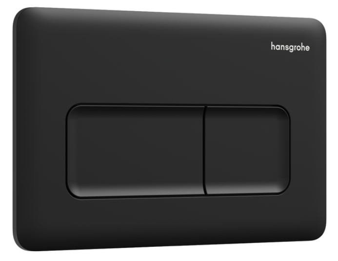 Hansgrohe iFrame Original Q splachovacie tlačidlo do toalety čierna 66001670