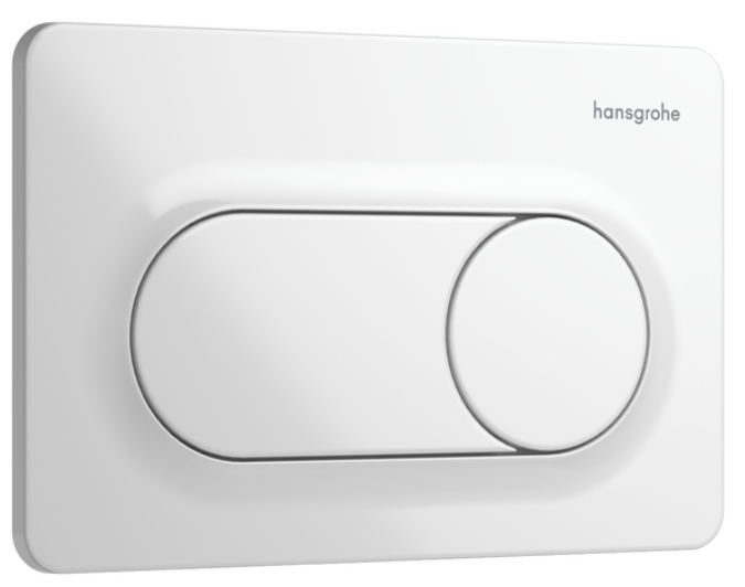 Hansgrohe iFrame Original S splachovacie tlačidlo do toalety biela 66002450