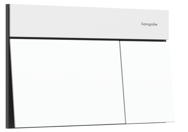 Hansgrohe Element E splachovacie tlačidlo do toalety biela 66003700