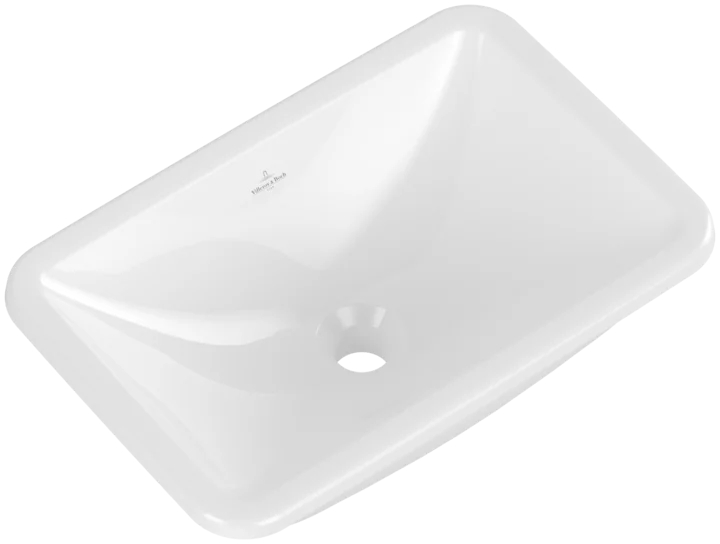 Villeroy & Boch Loop & Friends umývadlo 51x34 cm obdĺžnik vstavané umývadlo biela 4A6401R1