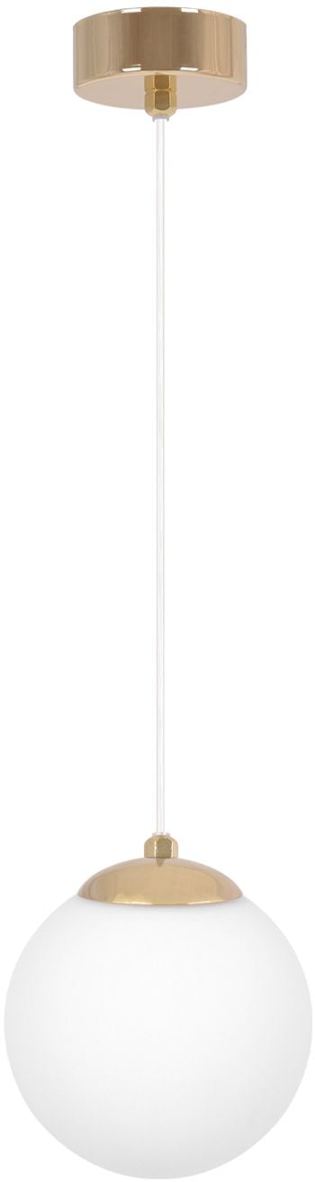Kaja Lumia závesné svietidlo 1x10 W biela-zlatá K-5400