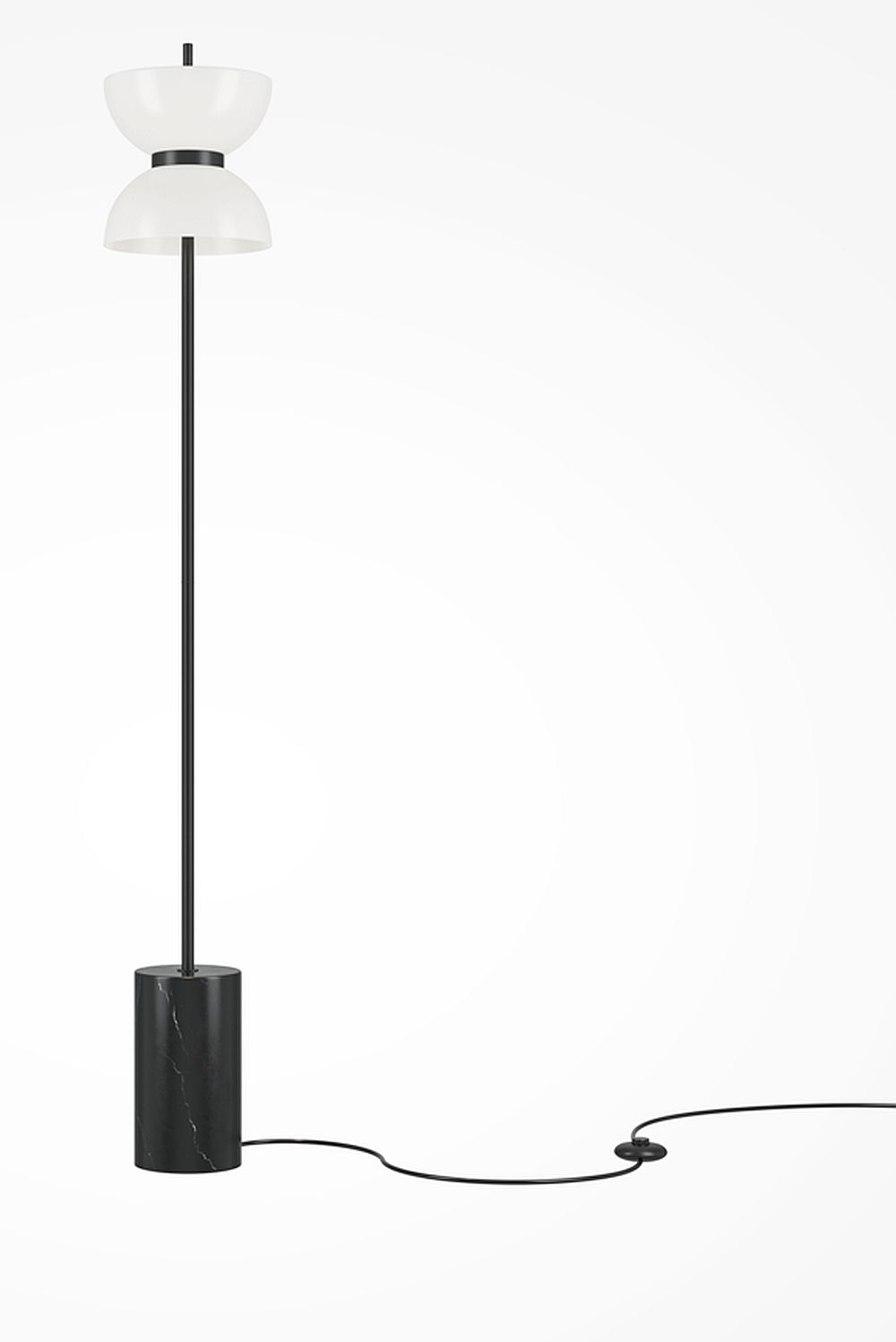Maytoni Kyoto stojaca lampa 1x11 W čierna MOD178FL-L11B3K