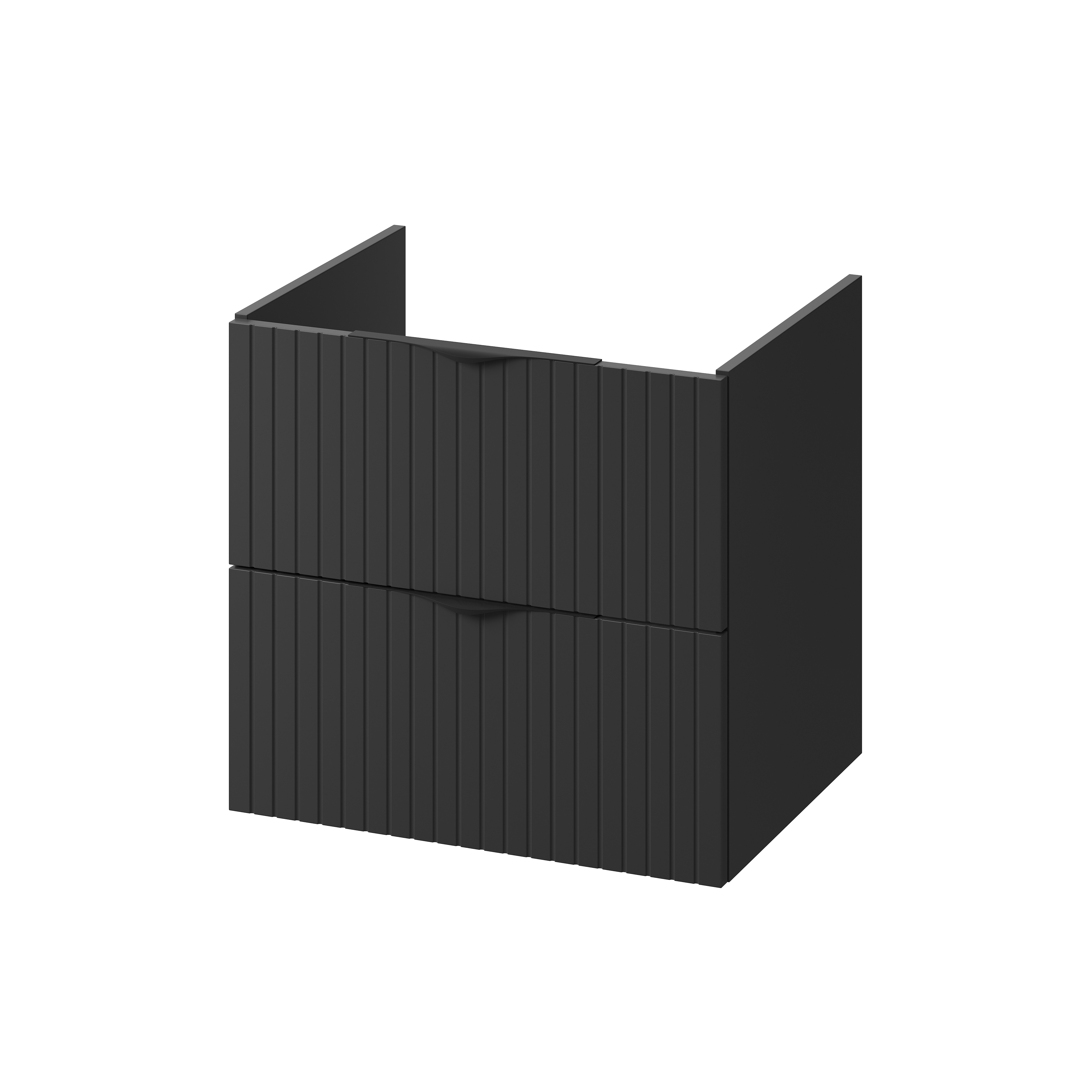 Cersanit Tirso skrinka 59.4x44.7x57.2 cm závesná kúpeľňová skrinka pod umývadlo čierna S1017-010