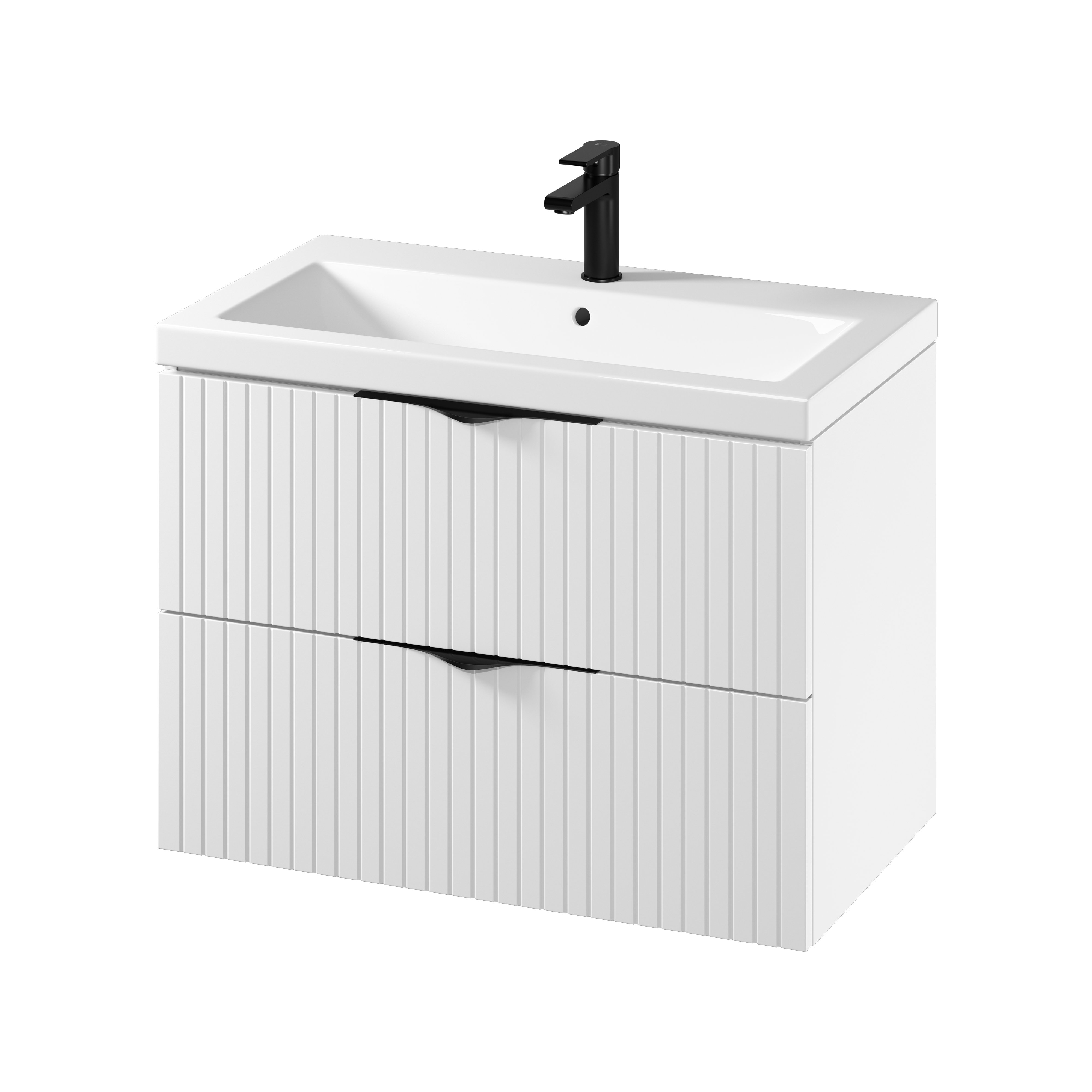 Cersanit Tirso umývadlo so skrinkou 80 cm biela S801-547