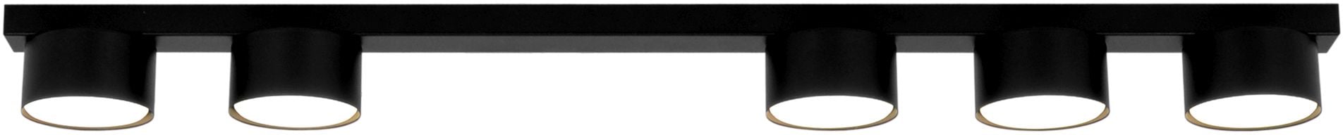 Kaja Cruz stropné svietidlo 5x10 W čierna K-5533