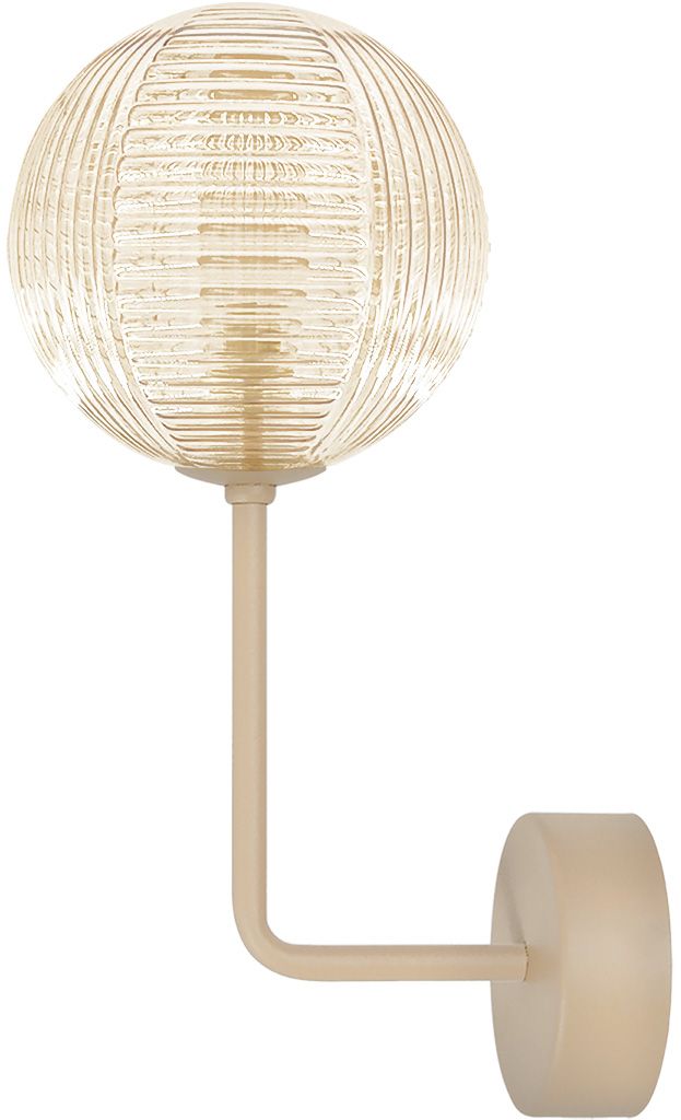 Kaja Jukon nástenná lampa 1x10 W jantárová-béžová K-5715