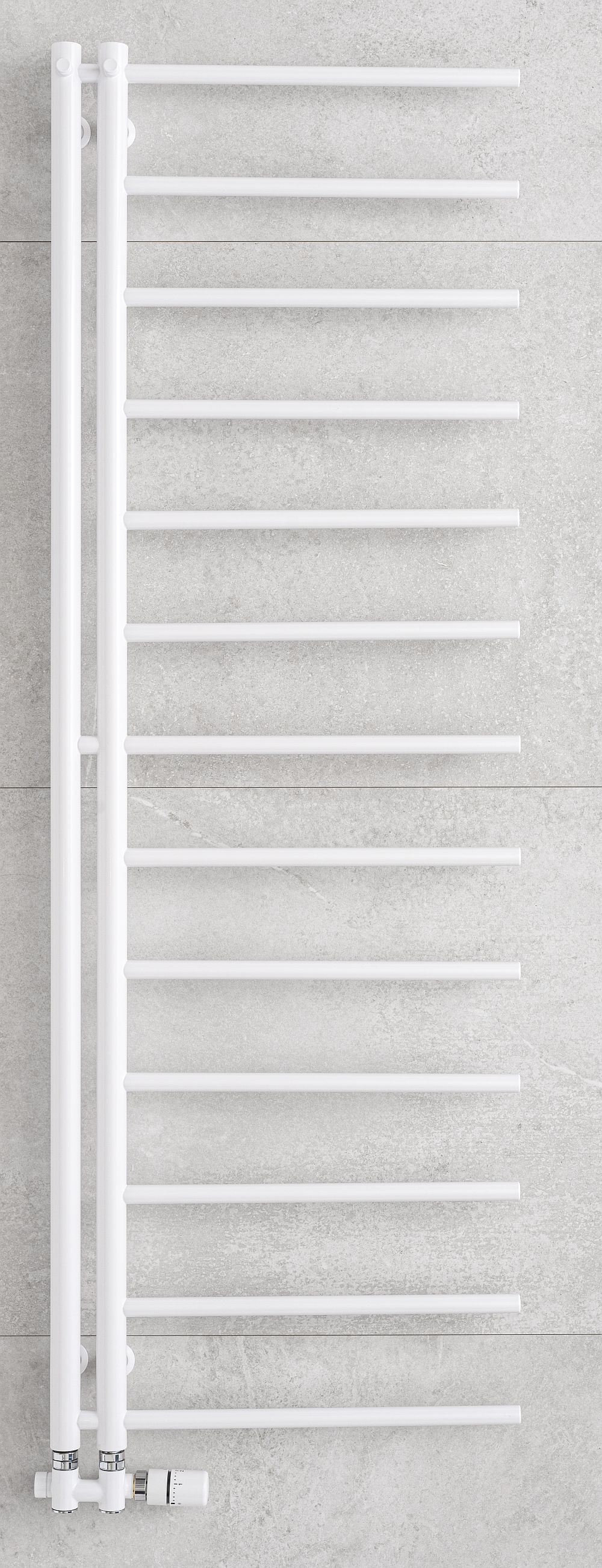 P.M.H. Apollo kúpeľňový radiátor rebríkový 114x50 cm biela AP1WE
