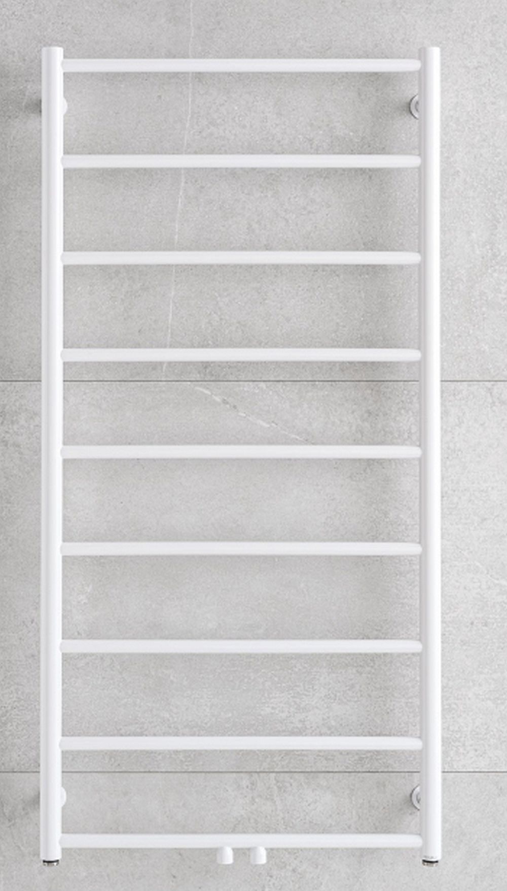P.M.H. Naas kúpeľňový radiátor rebríkový 77.5x50 cm biela NS1W-M