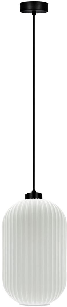 Kaja Vilar závesné svietidlo 1x15 W biela-čierna K-5731