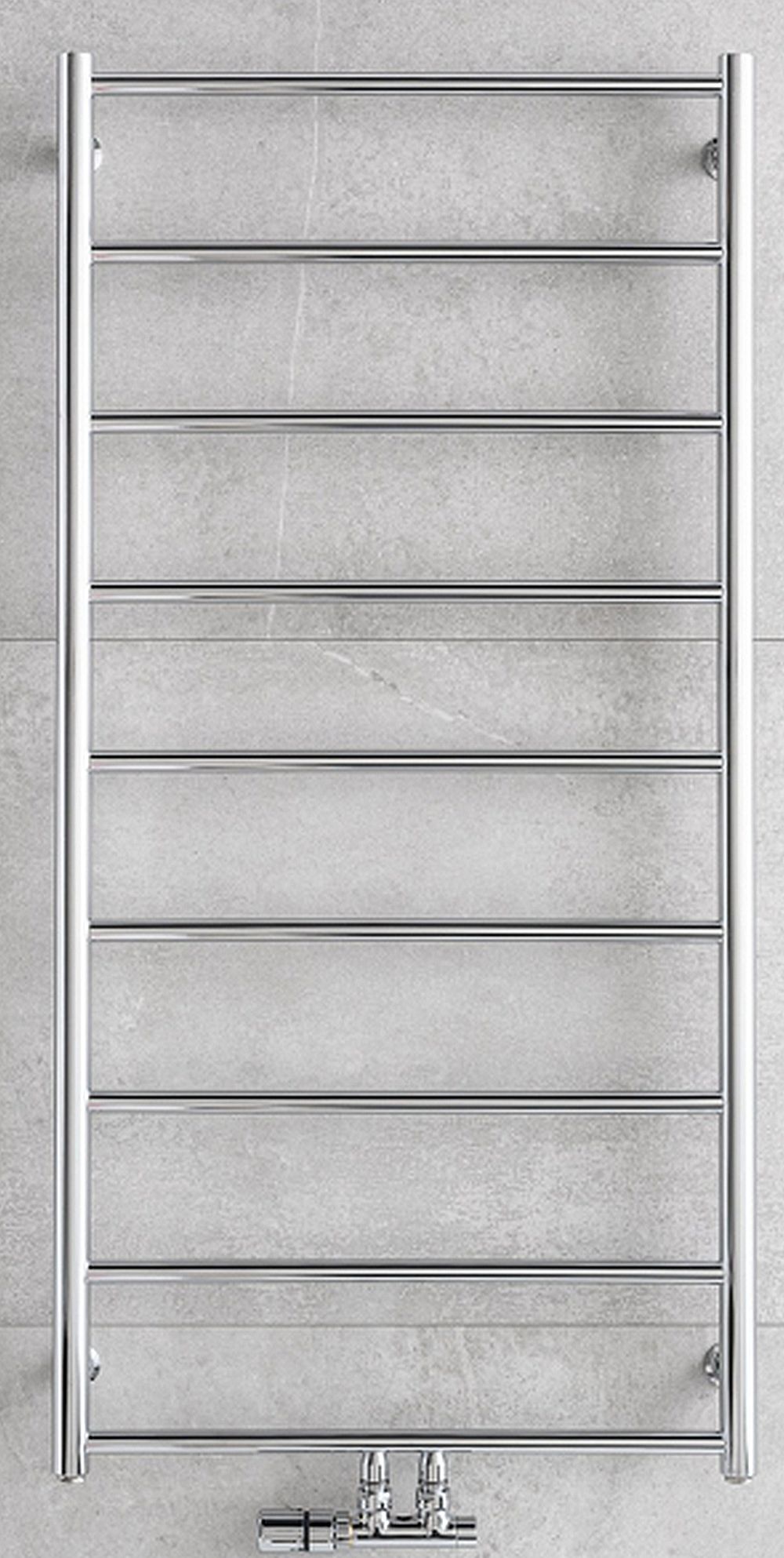 P.M.H. Naas kúpeľňový radiátor rebríkový 77.5x50 cm čierna NS1B-M