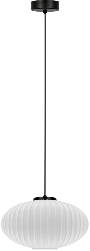 Kaja Peso závesné svietidlo 1x15 W biela-čierna K-5670