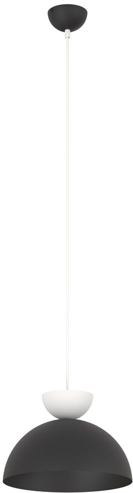 Emibig Lunaro závesné svietidlo 1x12 W biela-čierna 1472/1L