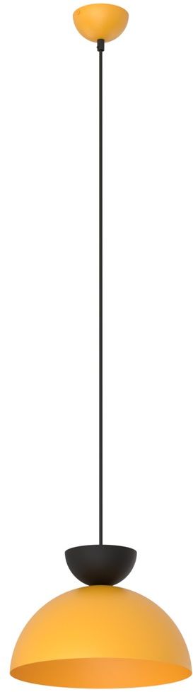 Emibig Lunaro závesné svietidlo 1x12 W čierna-žltá 1474/1L