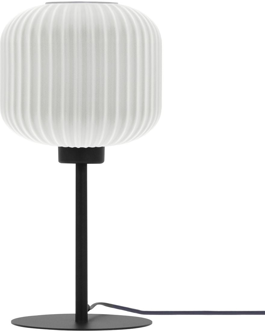Kaja Sparta stolová lampa 1x15 W biela-čierna K-5646