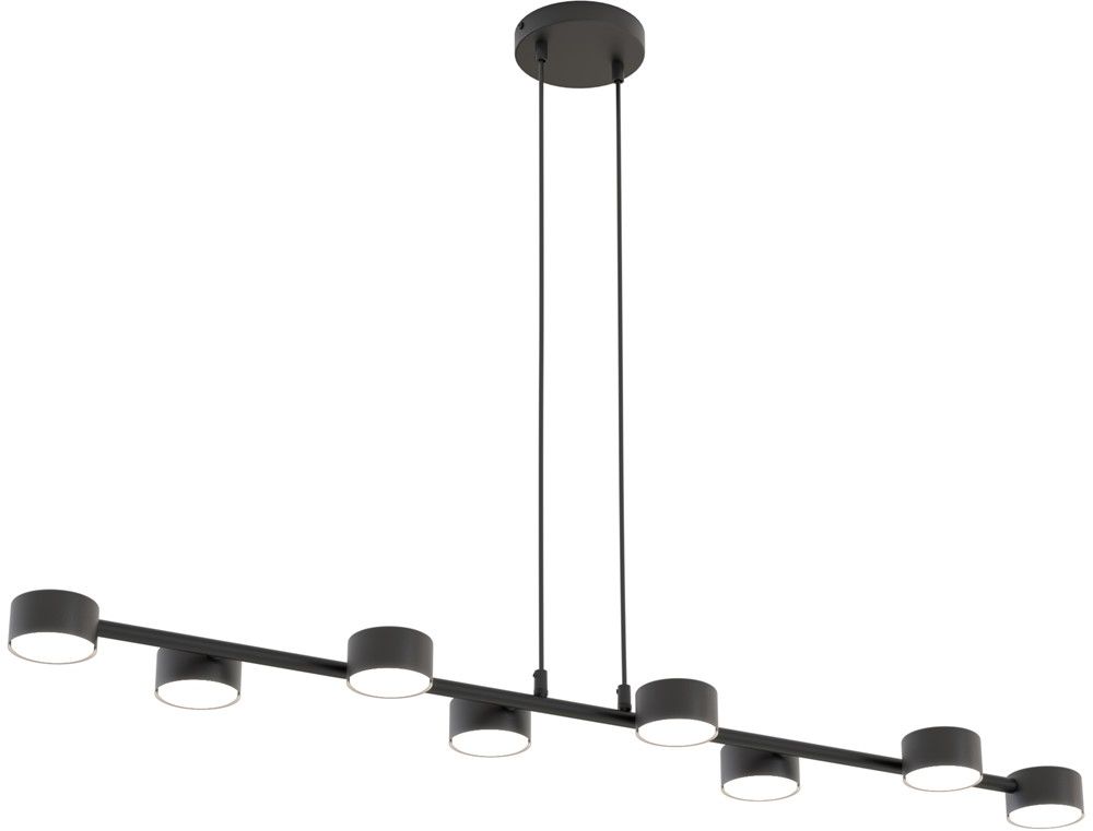 Emibig Megara závesné svietidlo x12 W čierna 1439/8