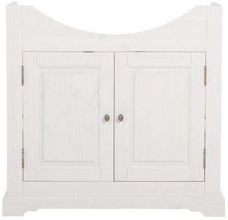 Comad Romantic skrinka 85x32x81 cm kúpeľňová skrinka pod úmývadlo stojaca biela ROMANTIC 861-U85