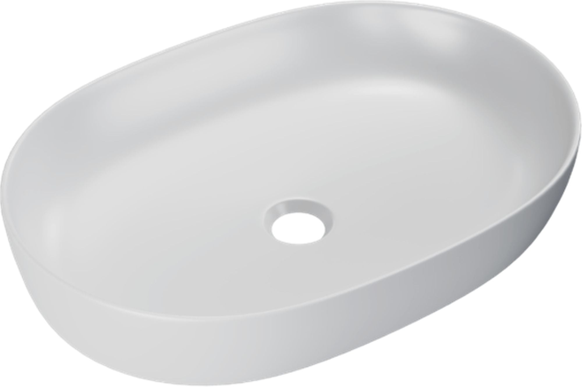 Excellent Jima umývadlo 61.5x41.5 cm oválny pultové umývadlo biela CEAC.2001.615.WHM
