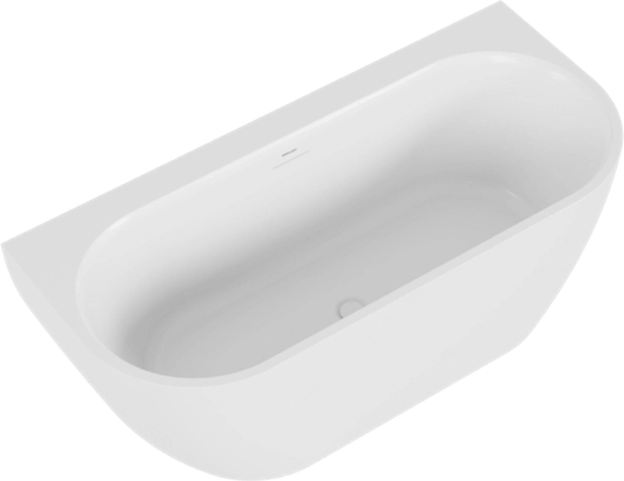 Excellent Oceana 2.0 nástenná vaňa 165x75 cm oválne biela WAEX.OCE2.165WP.WH
