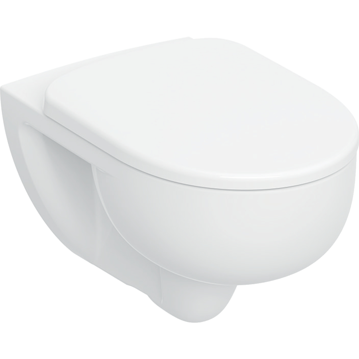 Geberit Selnova wc misa s pomaly sa sklápajúcim sedadlom závesné bez oplachovacieho kruhu s vírivým splachovaním biela lesklá 503.083.00.1