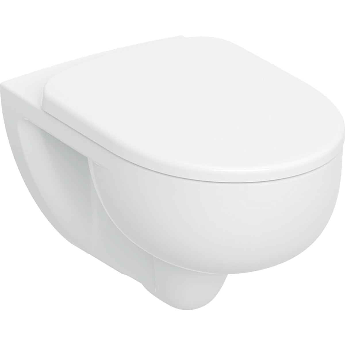 Geberit Selnova wc misa s pomaly sa sklápajúcim sedadlom závesné bez oplachovacieho kruhu s vírivým splachovaním biela lesklá 503.083.00.1