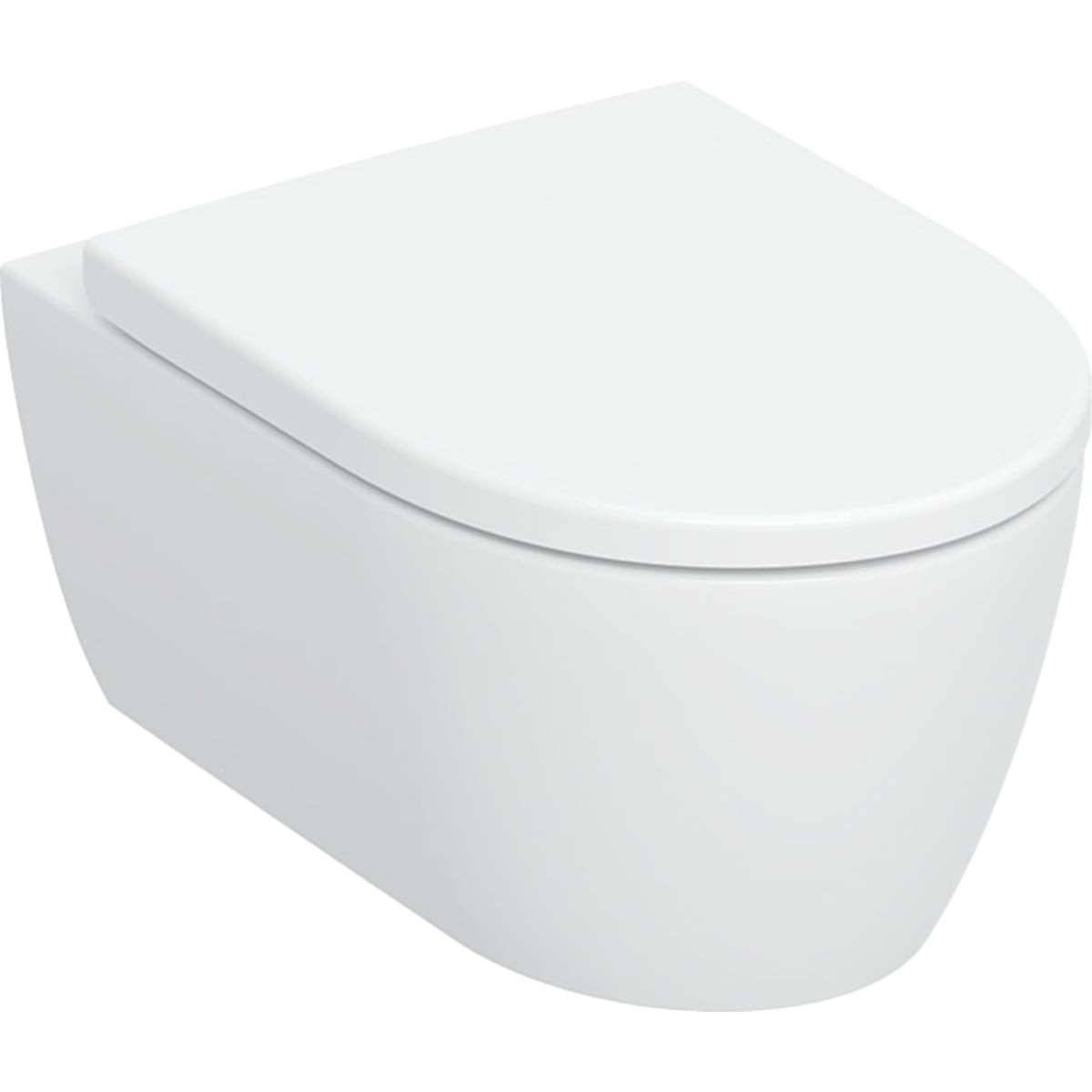 Geberit iCon wc misa s pomaly sa sklápajúcim sedadlom závesné bez oplachovacieho kruhu s vírivým splachovaním biela lesklá 503.046.00.1