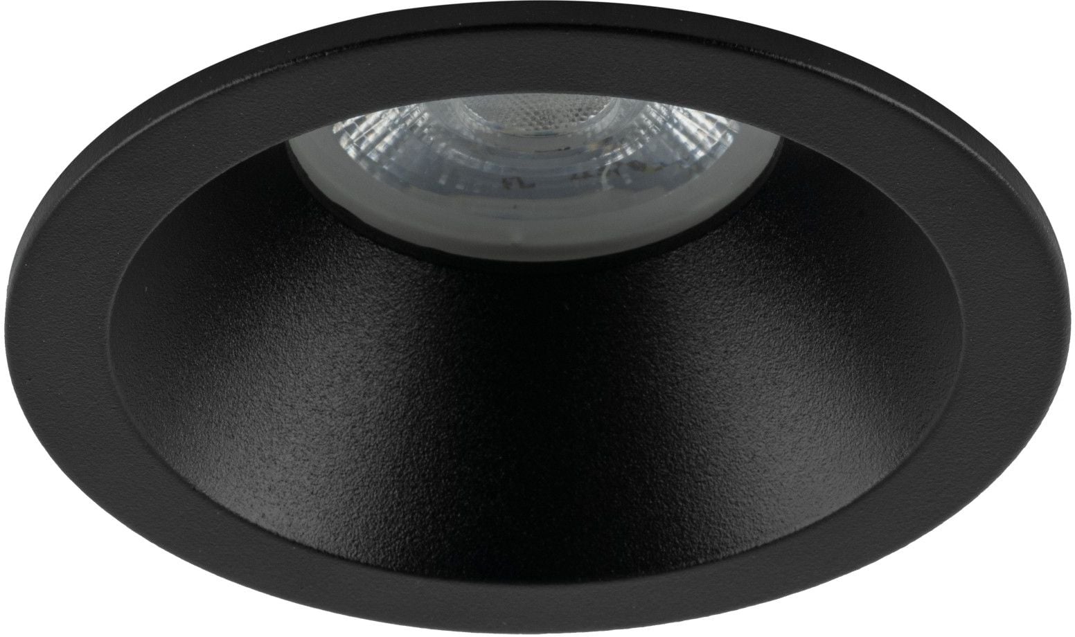TK Lighting Opti Black zapustené svietidlo 1x10 W čierna 10577