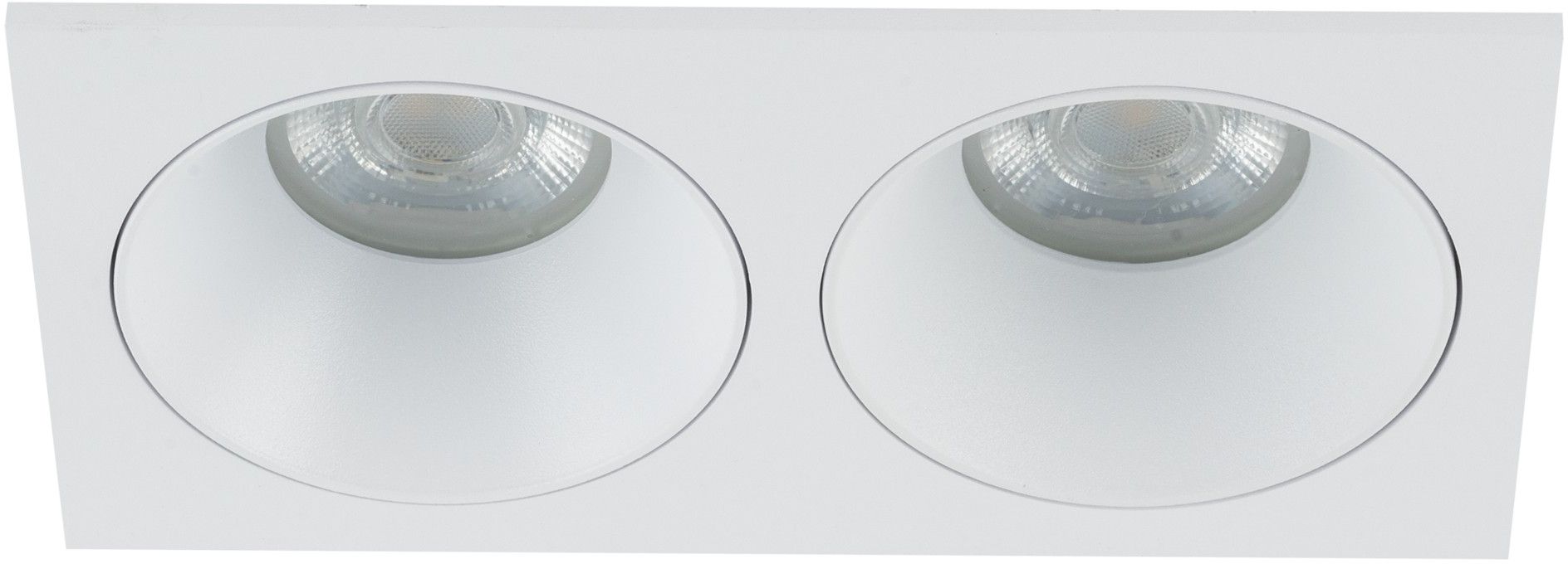 TK Lighting Prisma zapustené svietidlo 2x10 W biela 10580