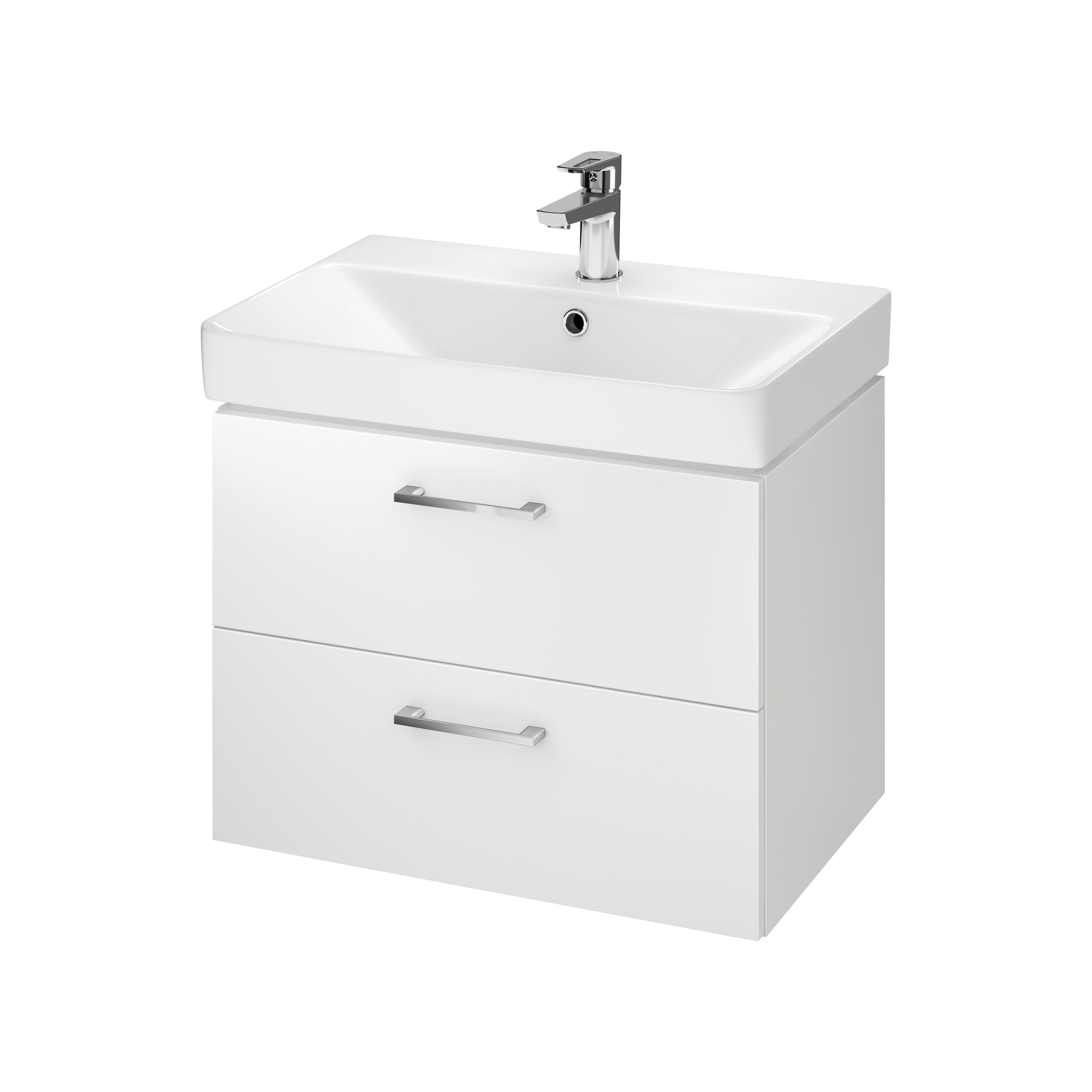 Cersanit Lara skrinka 59.4x37.5x46 cm závesná kúpeľňová skrinka pod umývadlo biela S926-065-DSM