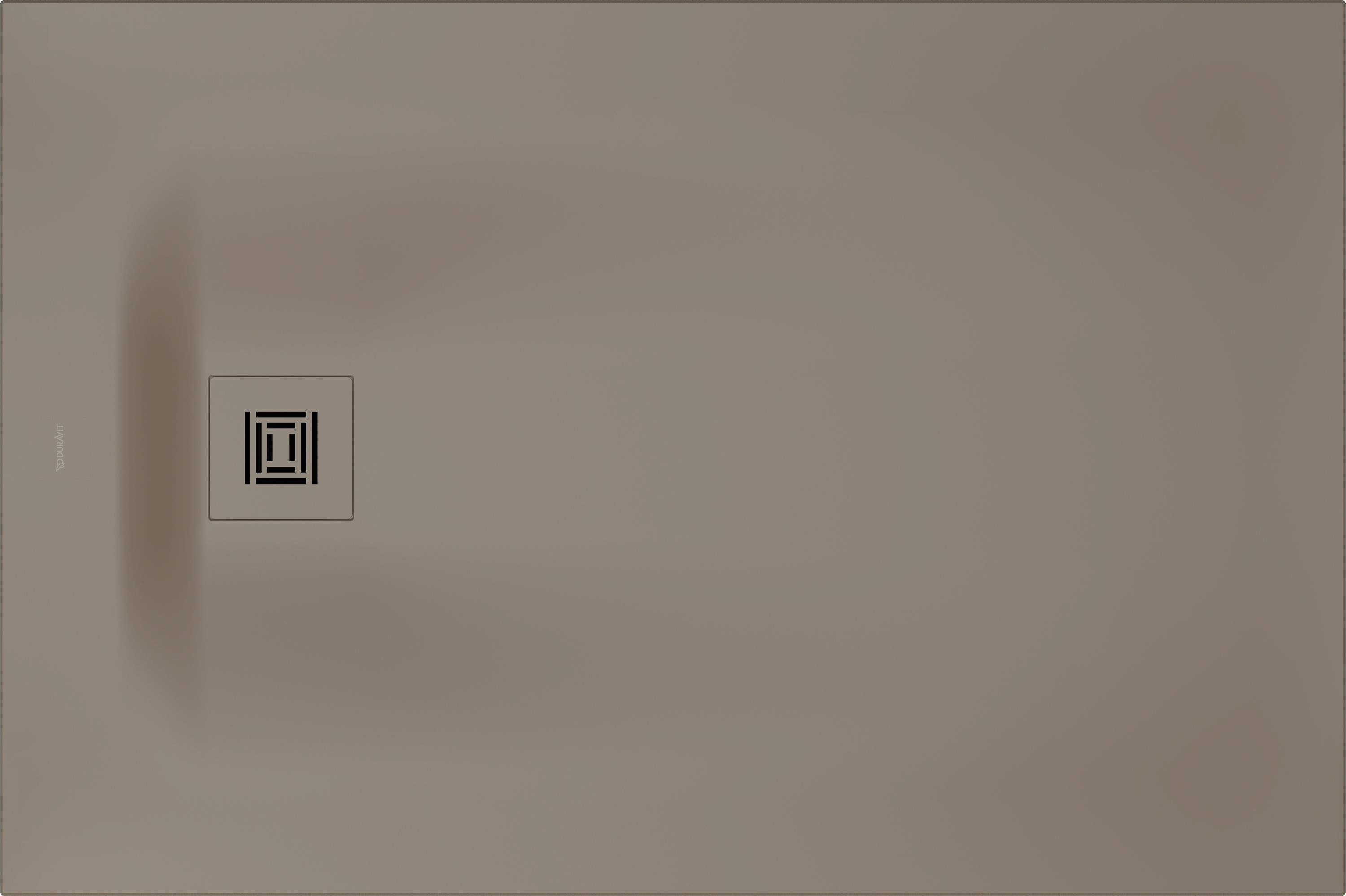 Duravit Sustano obdĺžniková sprchová vanička 120x80 cm kávová 720276640000000