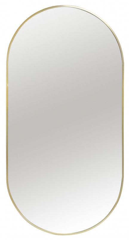 Ars Longa Scandi zrkadlo 60x120 cm oválne zlatá SCANDI60120-ZS
