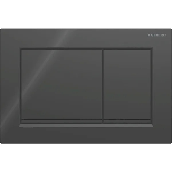 Geberit Omega20 splachovacie tlačidlo do toalety čierna 115.080.DW.1