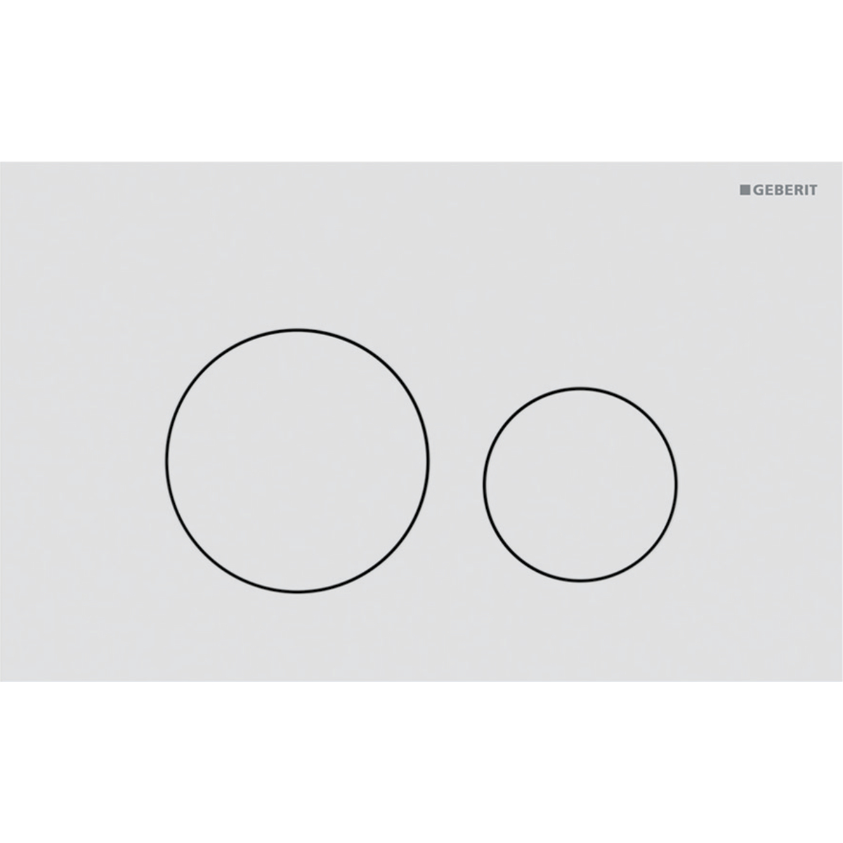 Geberit Sigma40 splachovacie tlačidlo do toalety biela 115.628.JT.1