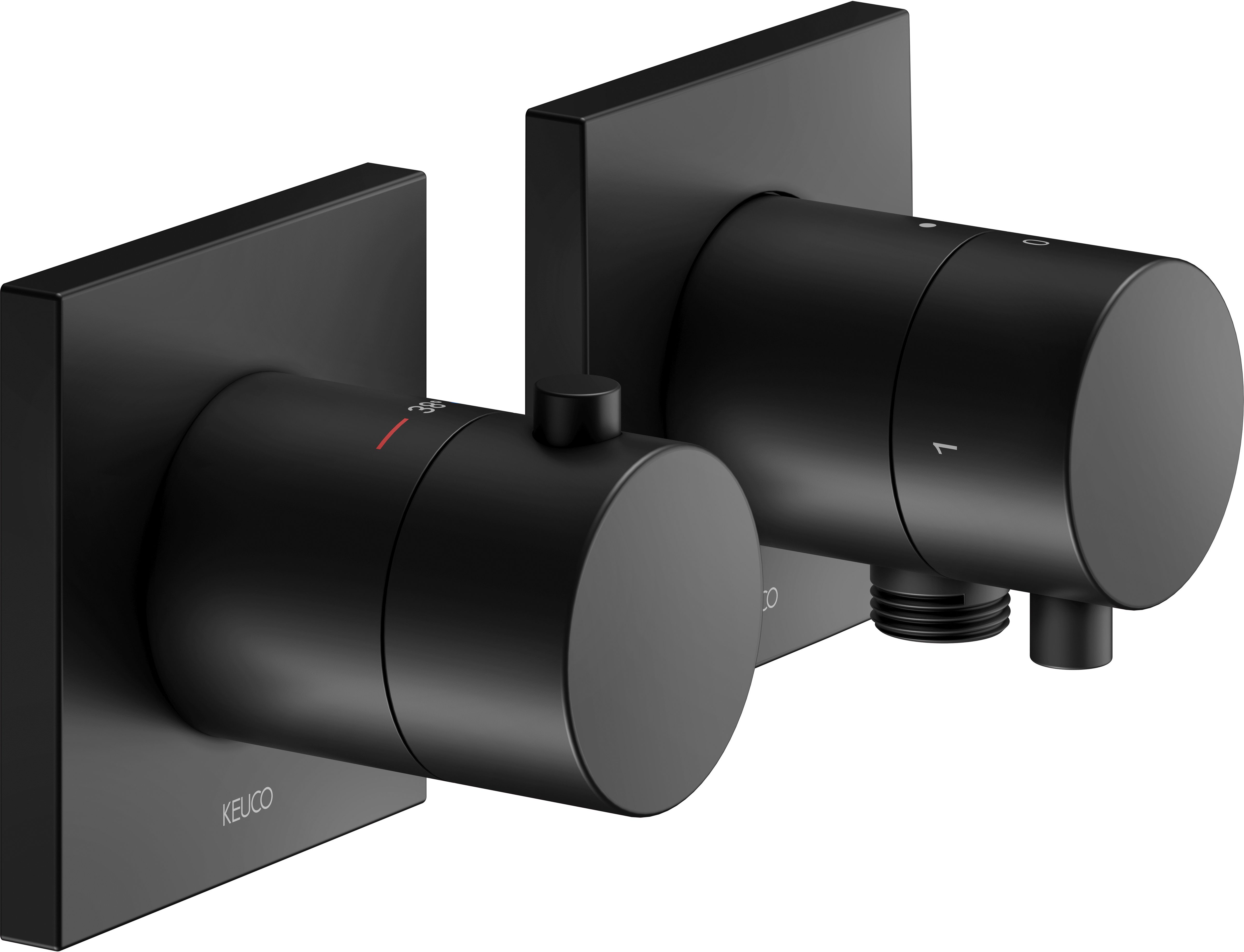 Keuco Edition 11 sprchová batéria podomietková čierna 51153371122