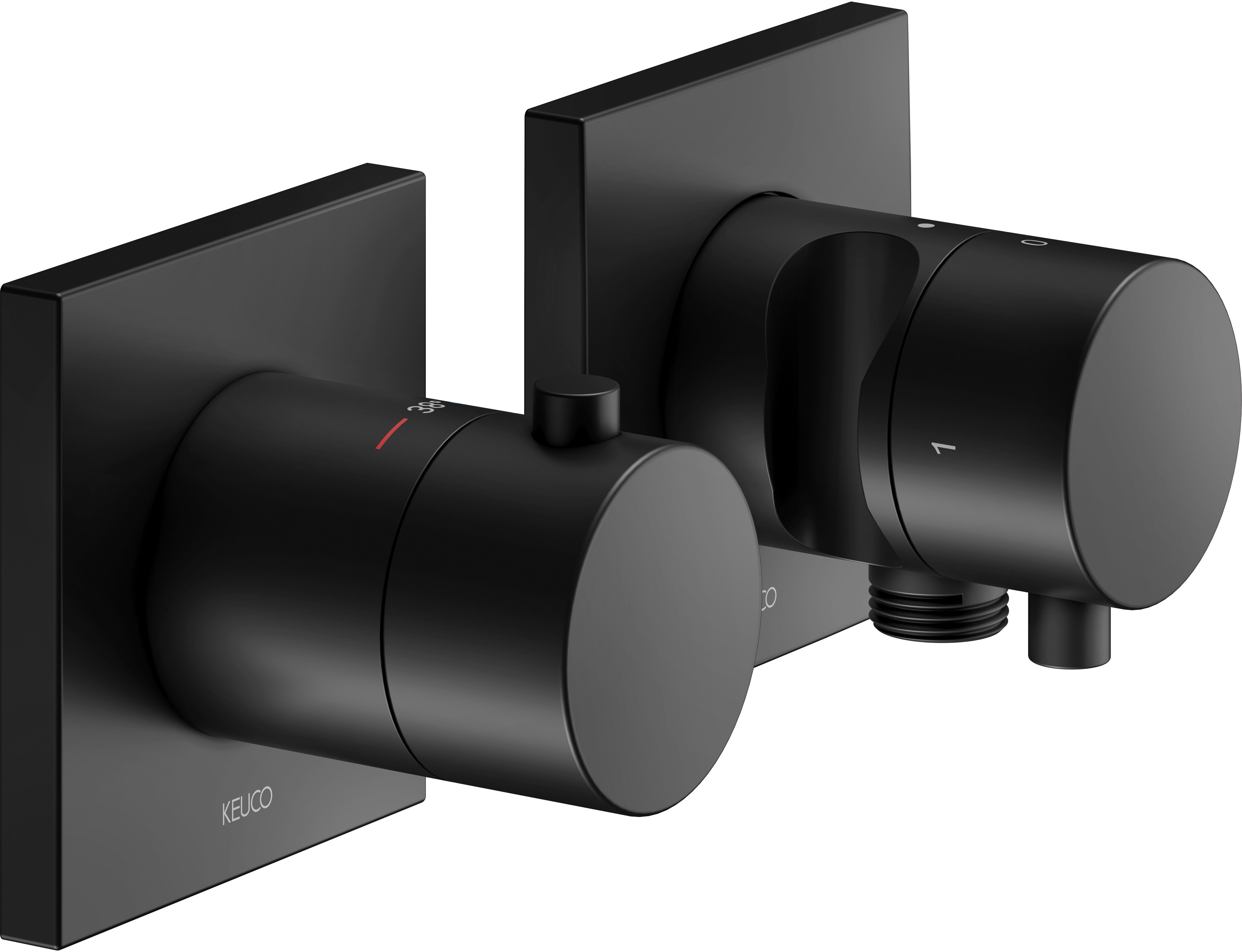 Keuco Edition 11 sprchová batéria podomietková čierna 51153371222