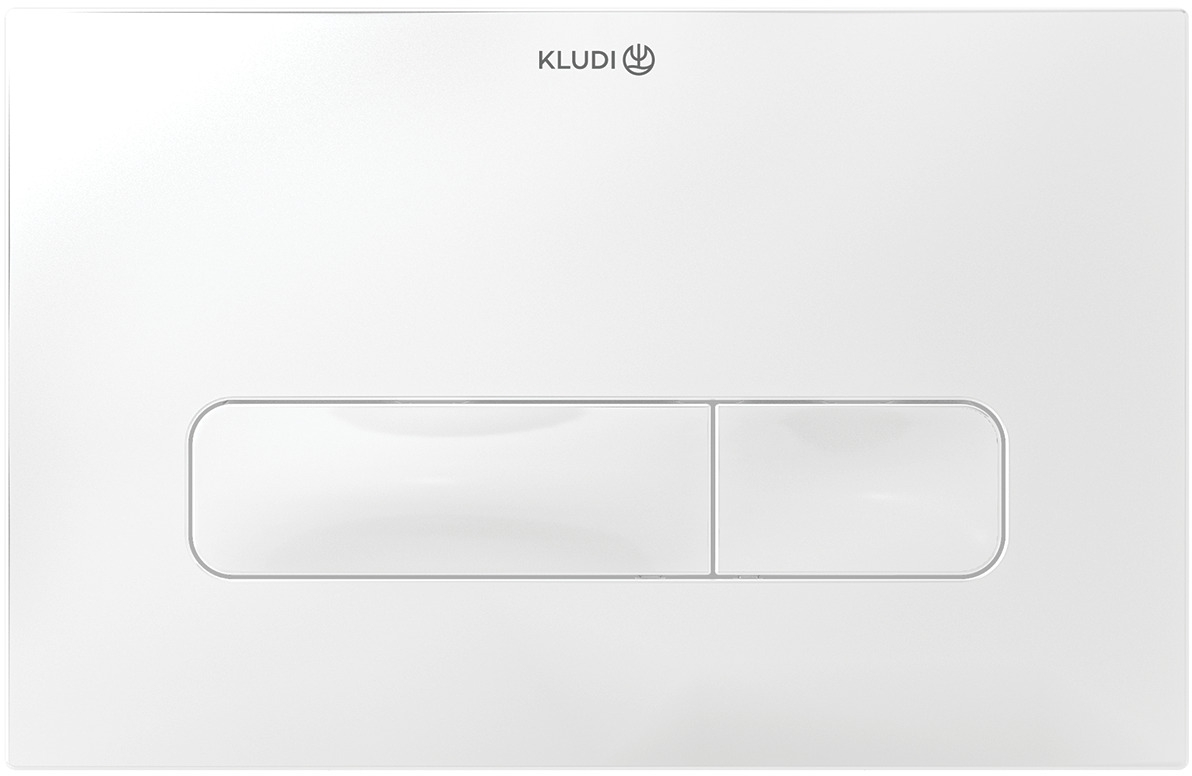 Kludi Unifix splachovacie tlačidlo do toalety biela 30PP0143
