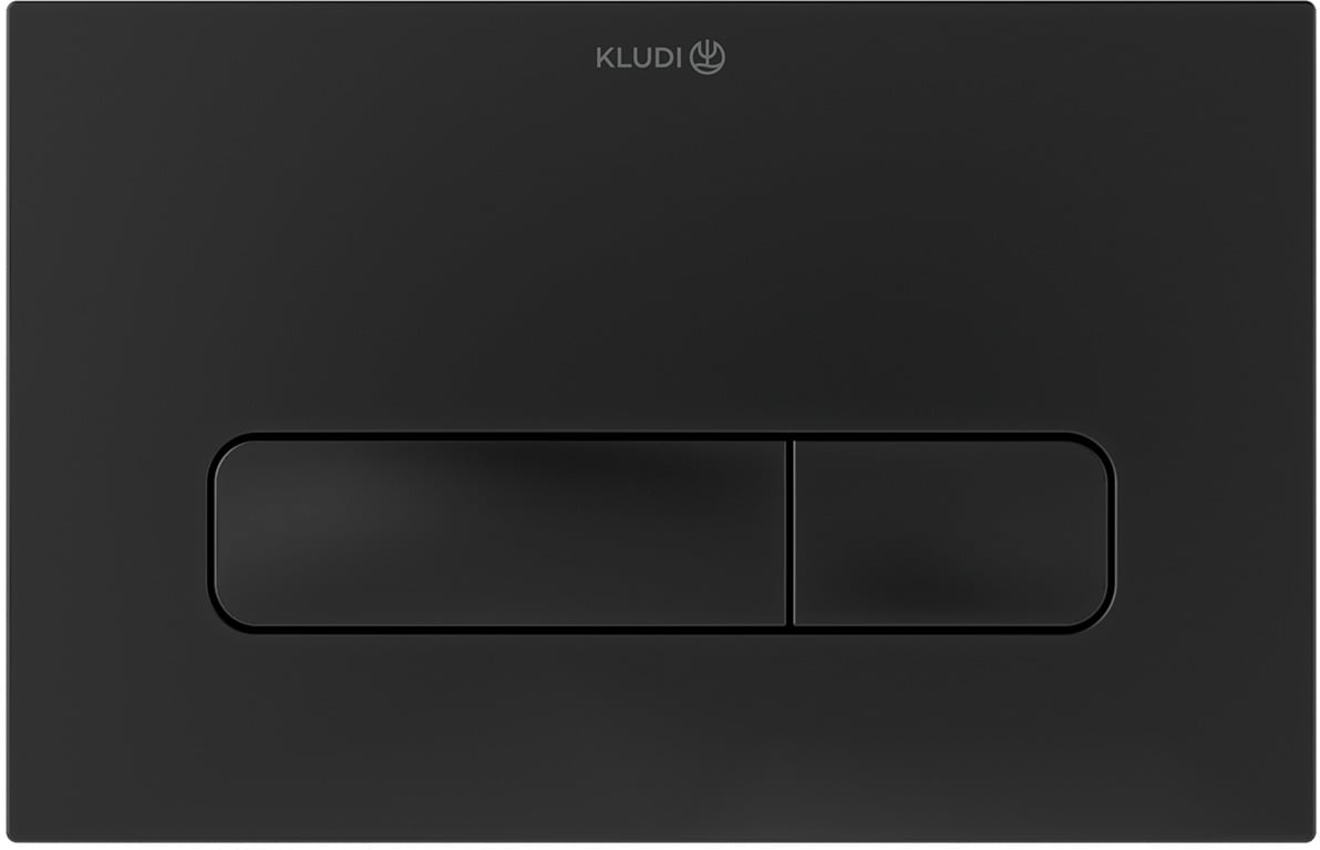 Kludi Unifix splachovacie tlačidlo do toalety čierna 30PP0139
