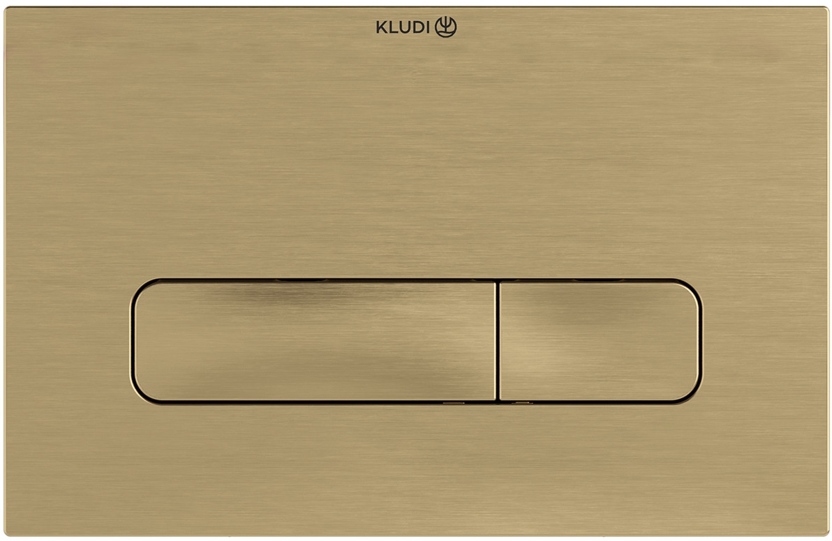 Kludi Unifix splachovacie tlačidlo do toalety zlatá 30PP01N0