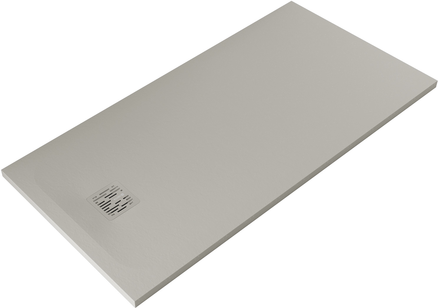 Kludi Terra obdĺžniková sprchová vanička 140x70 cm sivá 08DW01O2