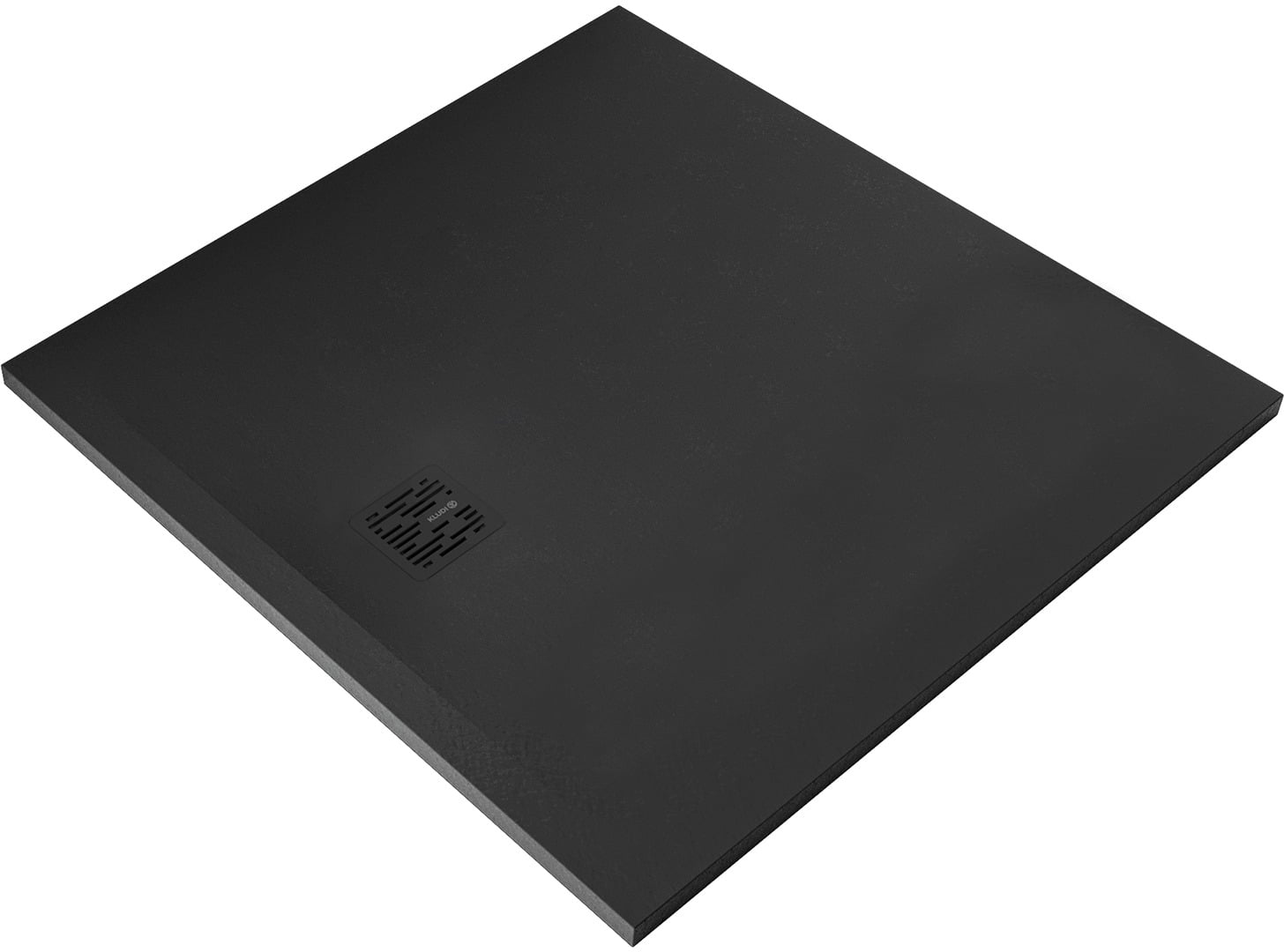 Kludi Terra štvorcová sprchová vanička 100x100 cm čierna 08DW1839