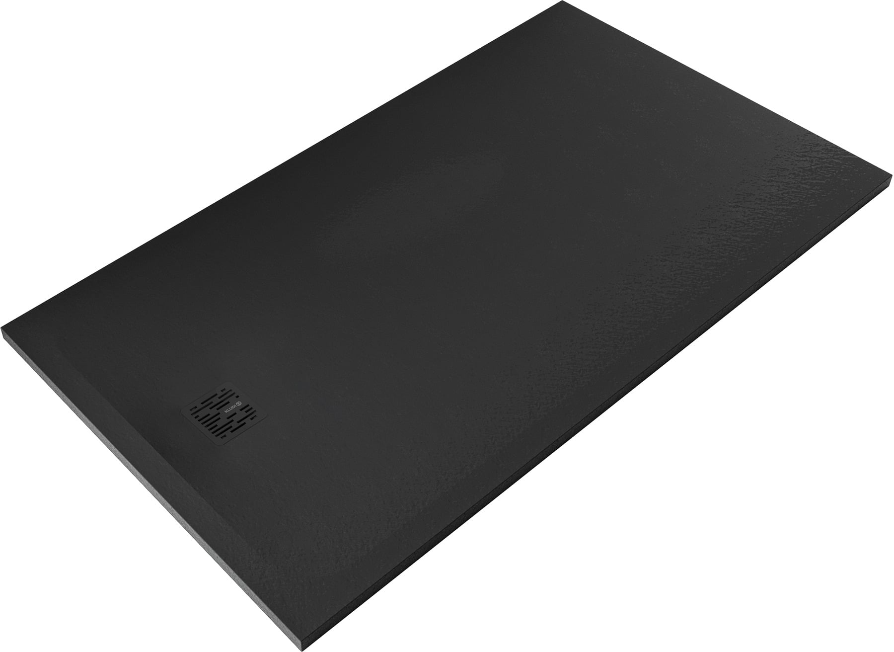 Kludi Terra obdĺžniková sprchová vanička 160x90 cm čierna 09DW0539